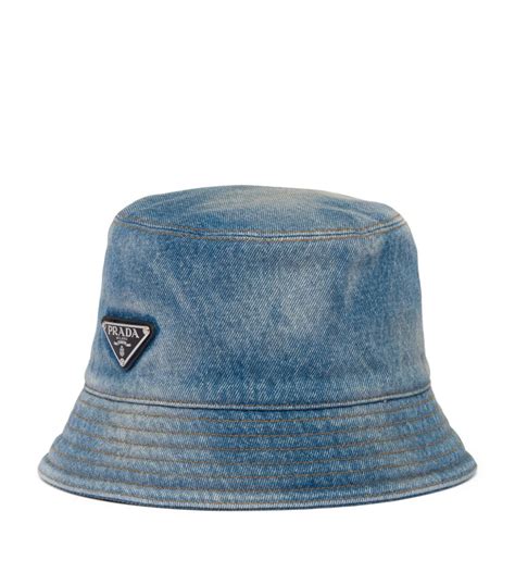 prada bucket hat women|prada denim bucket hat.